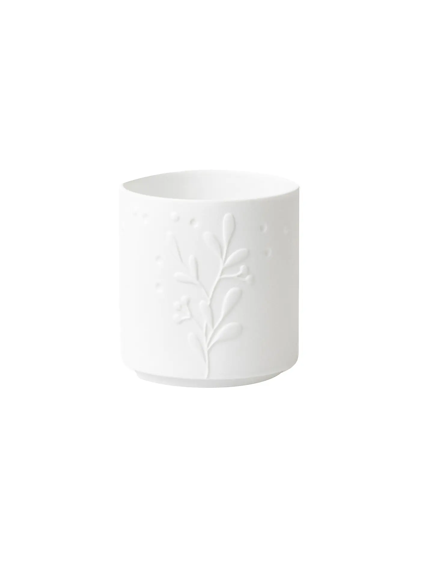 RAEDER | Teelichthalter WUNDERGARTEN 6,5x7cm Weiss | 
